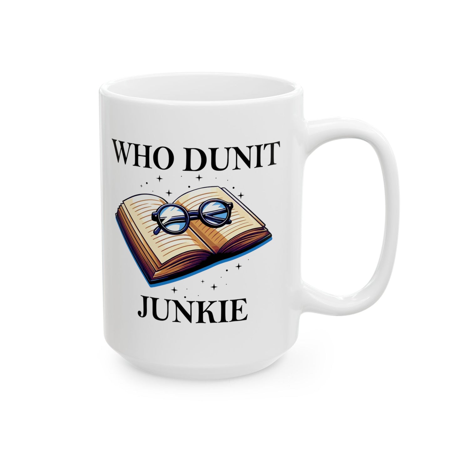 WHO DUNIT JUNKIE Coffee Mug