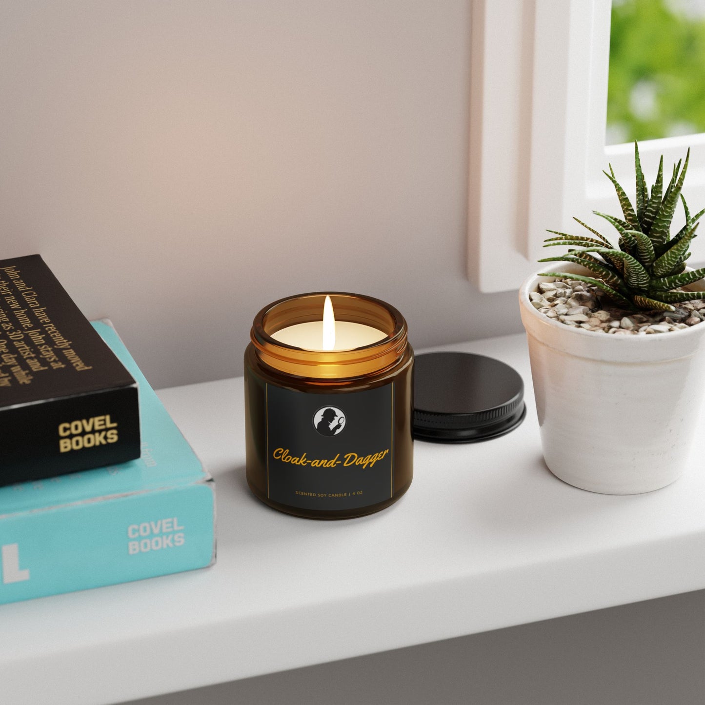 "Cloak-and-Dagger" Scented Candle