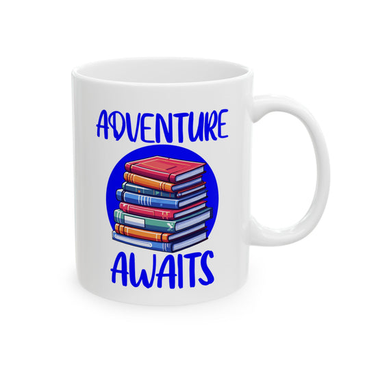 ADVENTURE AWAITS Coffee Mug