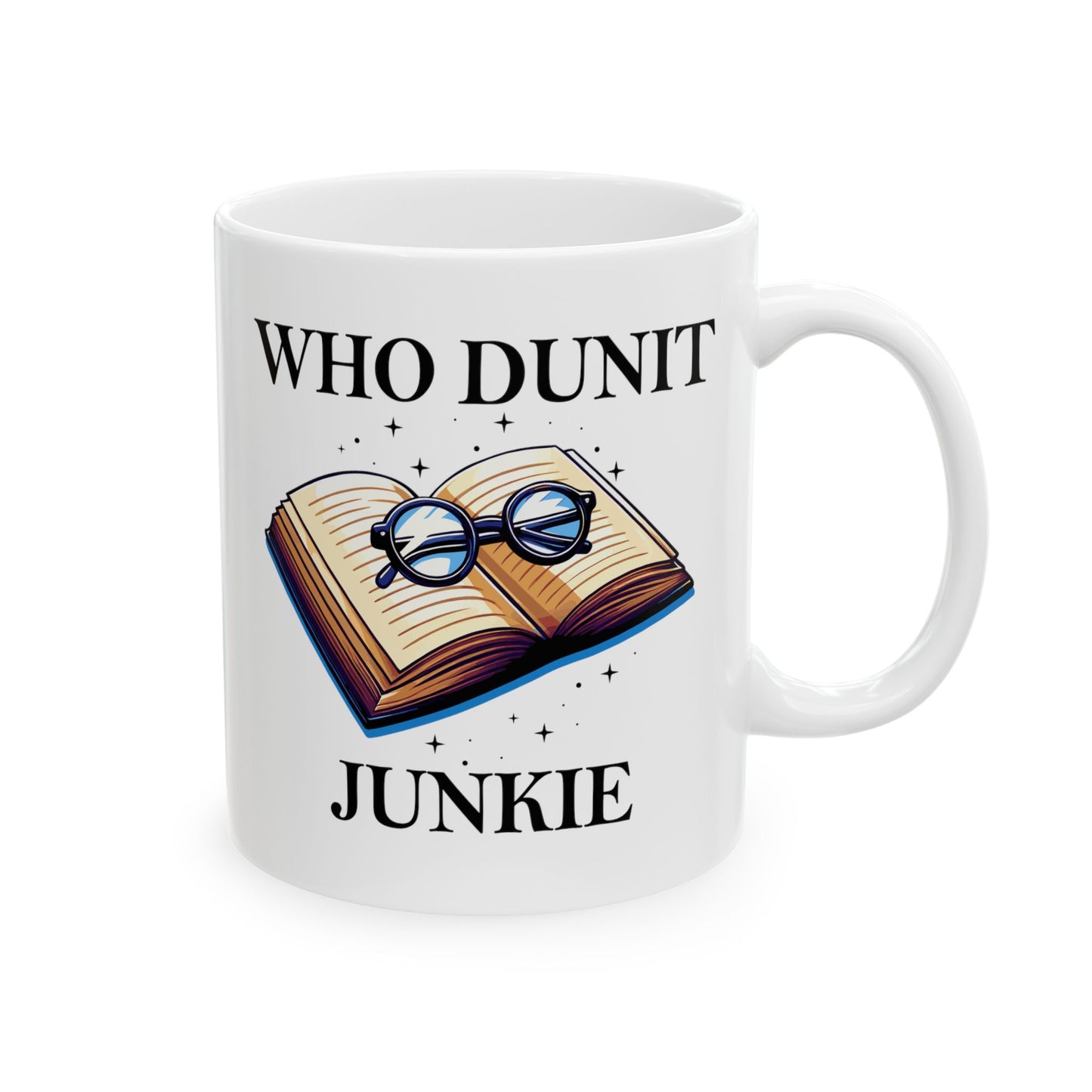 WHO DUNIT JUNKIE Coffee Mug